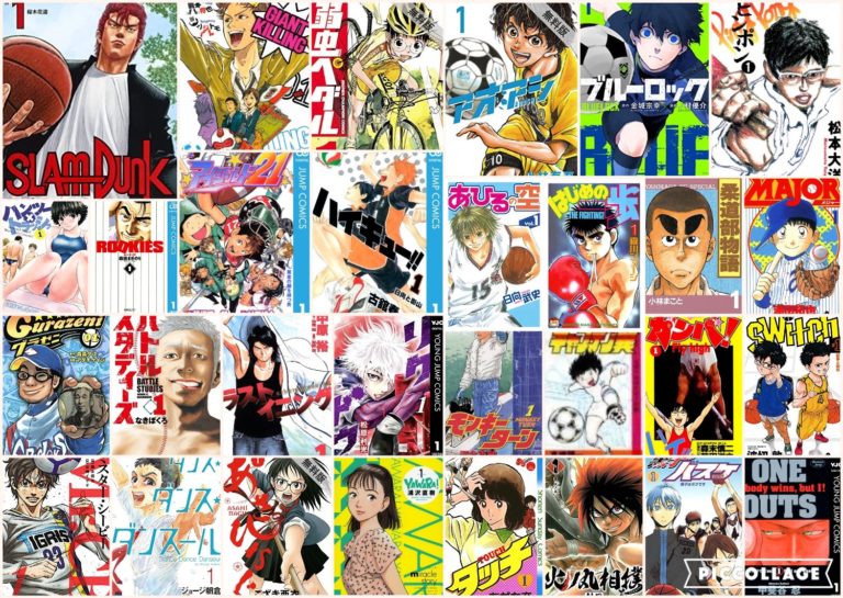 【スポーツ漫画ランキング】Top50 Manga Memo